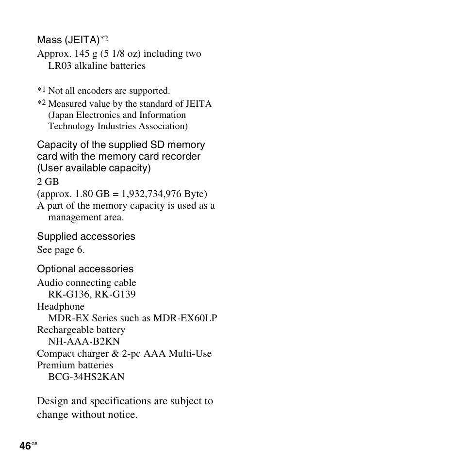 Sony ICD-LX30 User Manual | Page 46 / 59