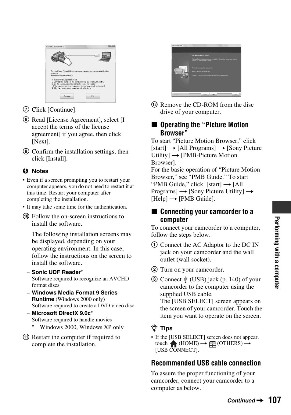 Sony HDR-UX10 User Manual | Page 107 / 172