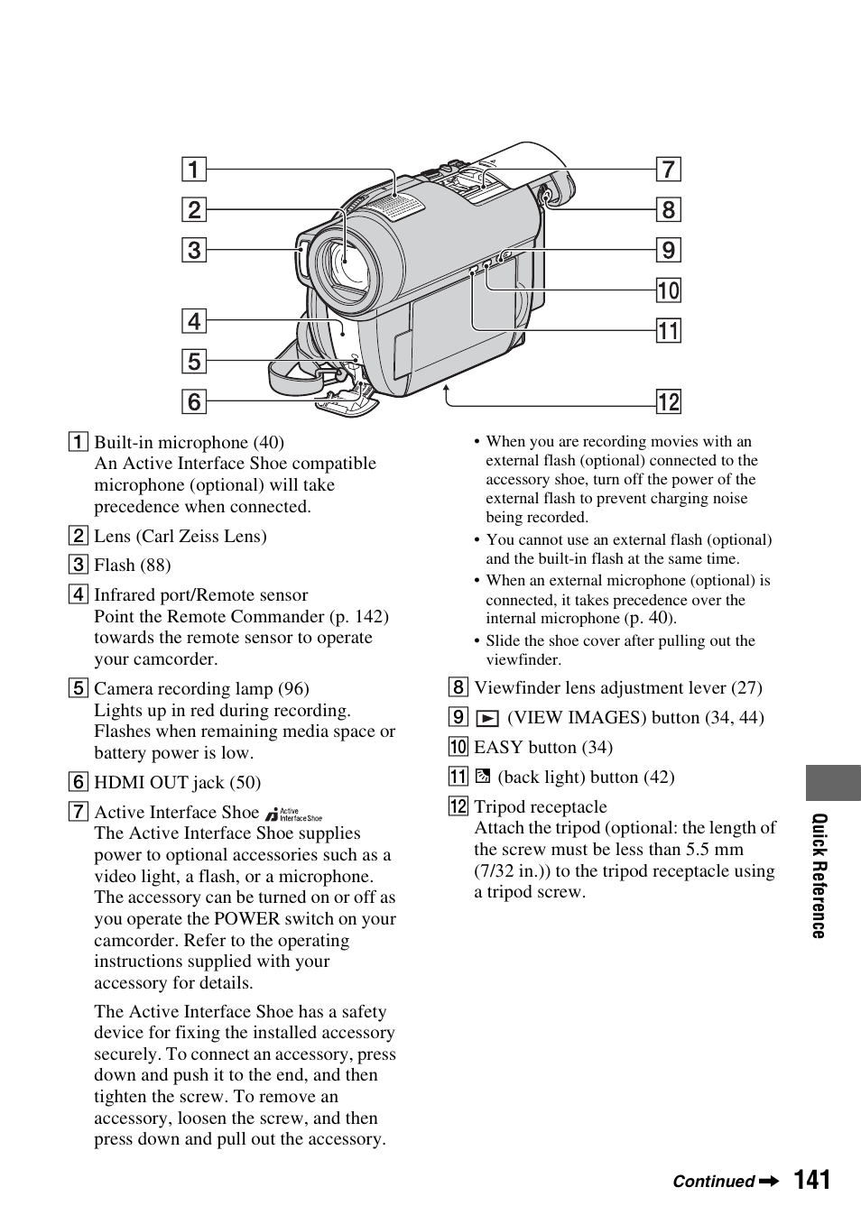 P. 141) | Sony HDR-UX10 User Manual | Page 141 / 172