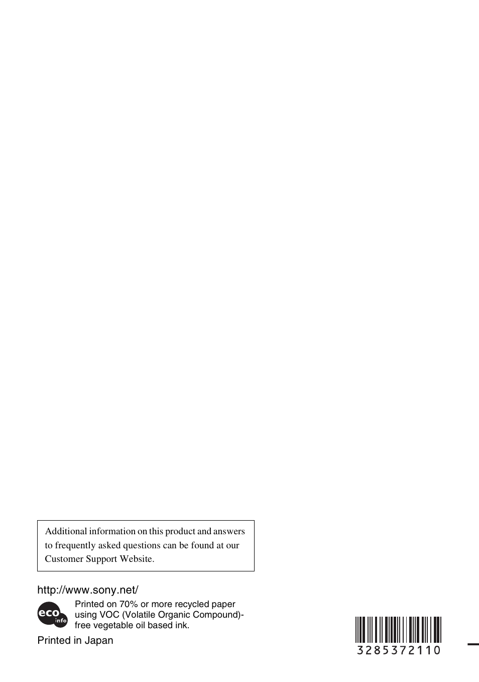 Sony HDR-UX10 User Manual | Page 172 / 172