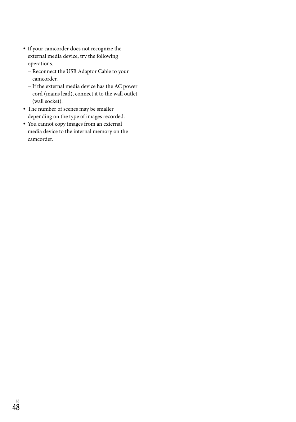 Sony HDR-CX430V User Manual | Page 48 / 76