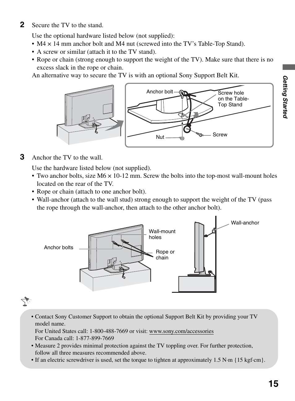 Sony KDL-32LL150 User Manual | Page 15 / 48