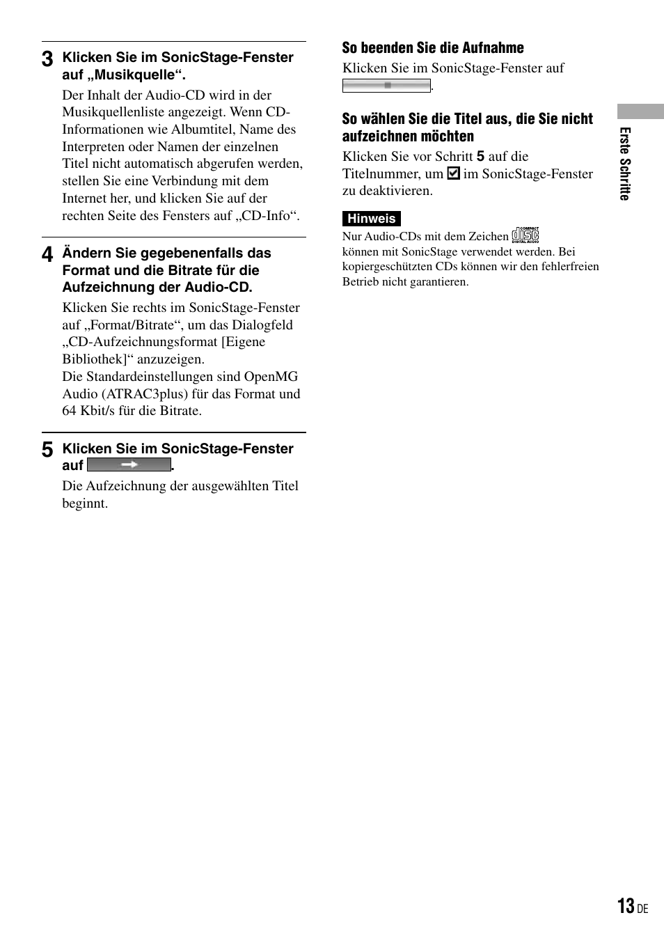 Seite 13) | Sony NW-HD3 User Manual | Page 271 / 358