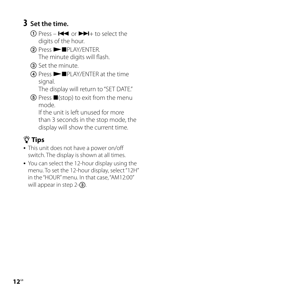 Sony ICD-P620 User Manual | Page 12 / 56