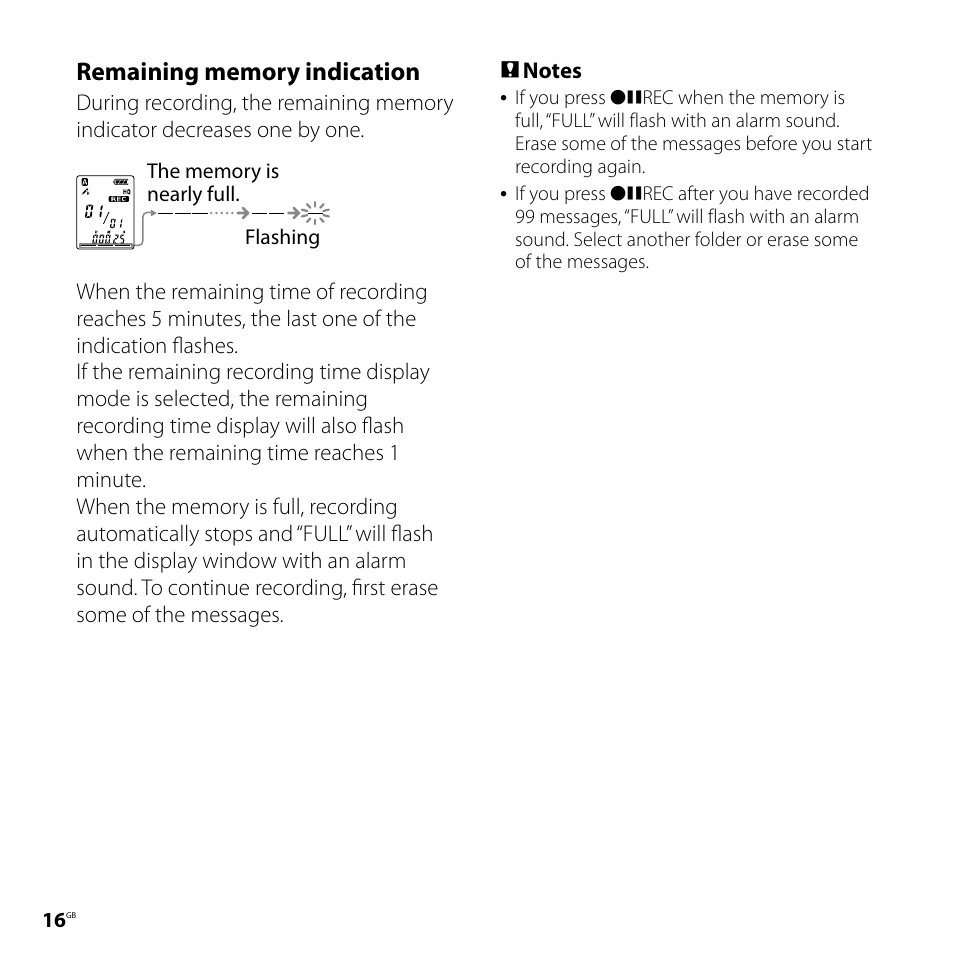 Sony ICD-P620 User Manual | Page 16 / 56