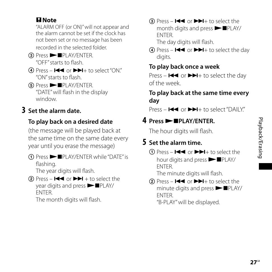 Sony ICD-P620 User Manual | Page 27 / 56