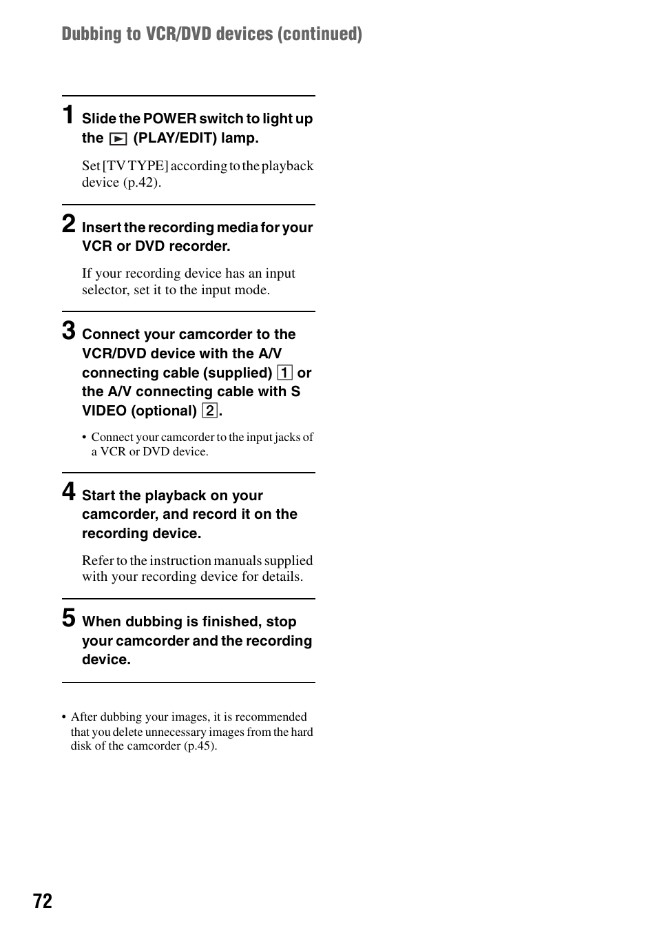Sony DCR-SR100 User Manual | Page 72 / 107
