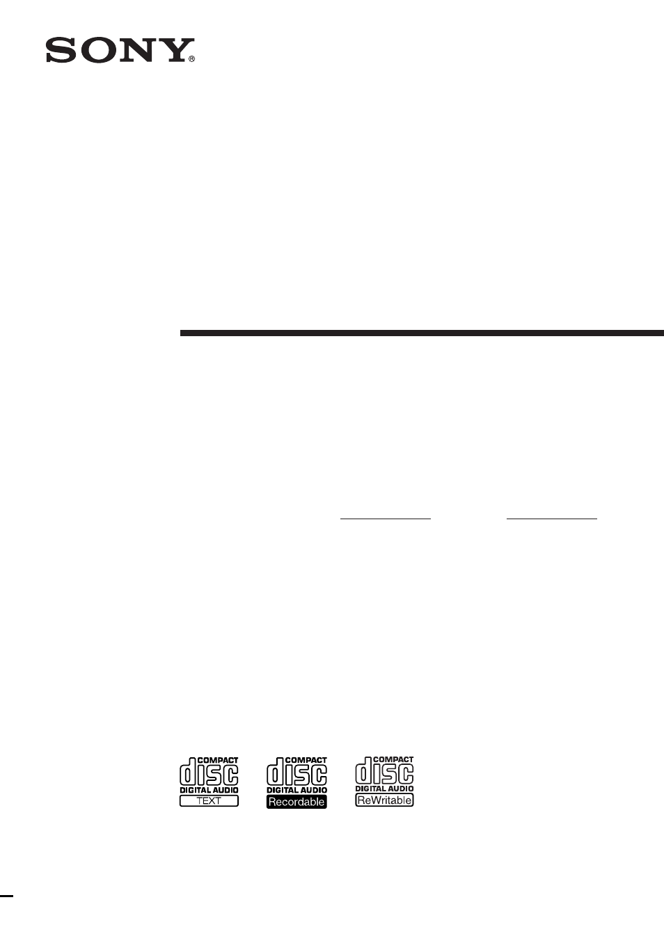 Sony RCD-W500C User Manual | 40 pages