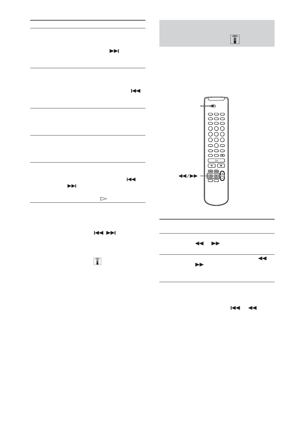 Locating a particular point in a track, Playing directly using the number buttons z | Sony RCD-W500C User Manual | Page 16 / 40