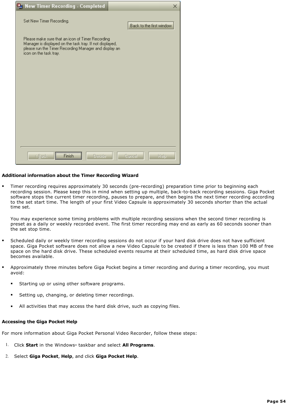 Sony PCV-V100G User Manual | Page 54 / 136