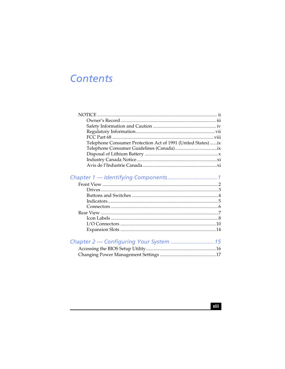 Sony PCV-RS100 User Manual | Page 13 / 94