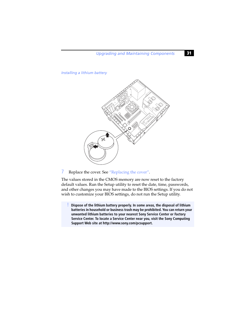 Sony PCV-RS100 User Manual | Page 47 / 94