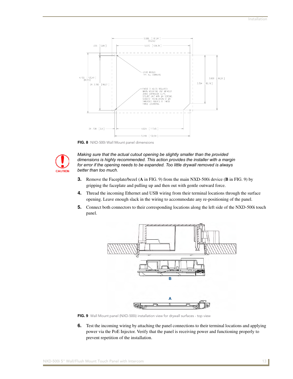 AMX Modero NXD-500i User Manual | Page 19 / 148