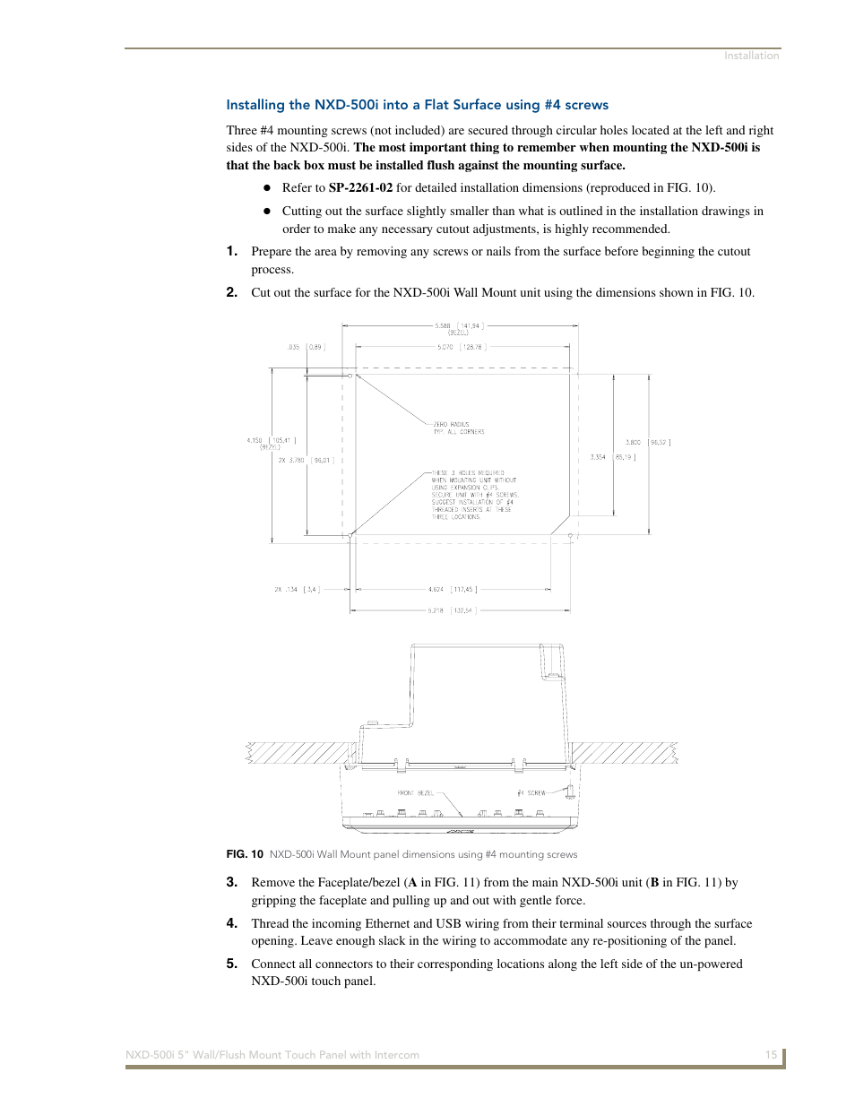 AMX Modero NXD-500i User Manual | Page 21 / 148