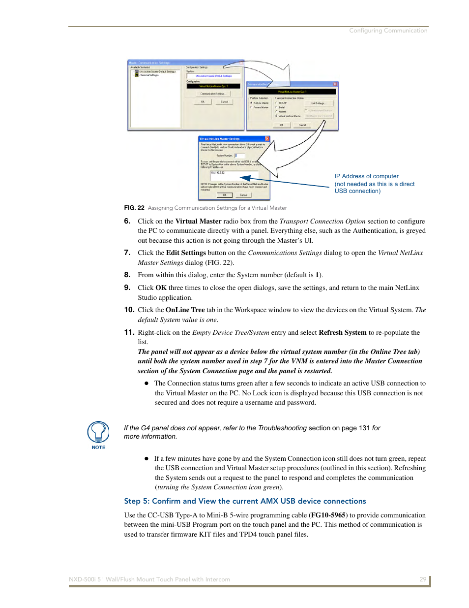 AMX Modero NXD-500i User Manual | Page 35 / 148