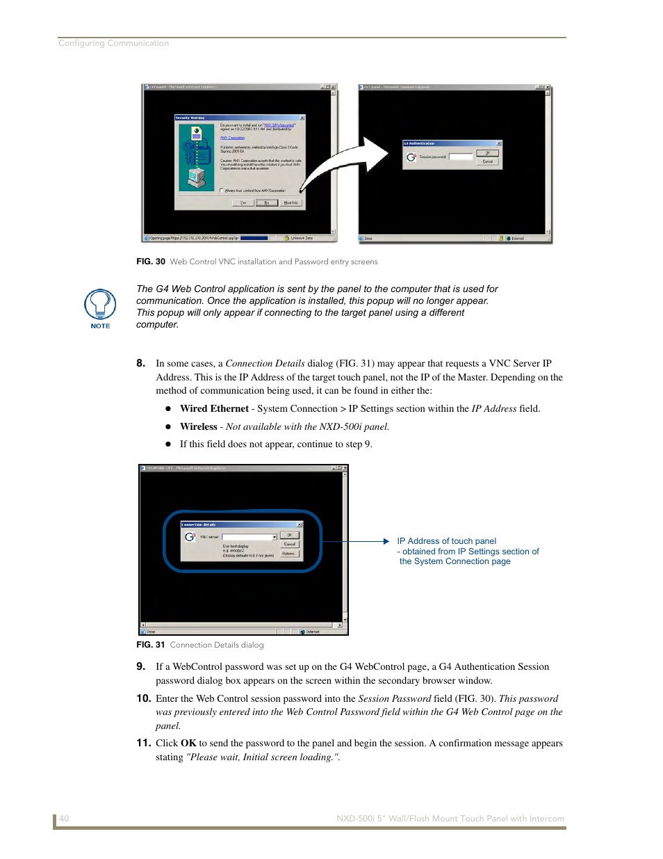 AMX Modero NXD-500i User Manual | Page 46 / 148