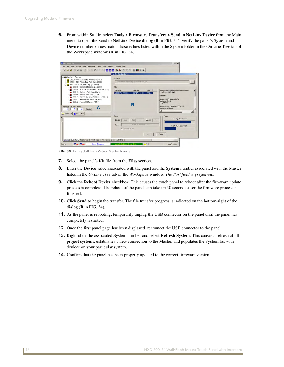 AMX Modero NXD-500i User Manual | Page 52 / 148