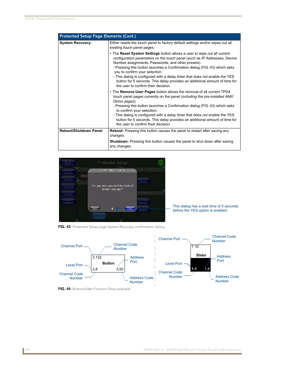 AMX Modero NXD-500i User Manual | Page 64 / 148
