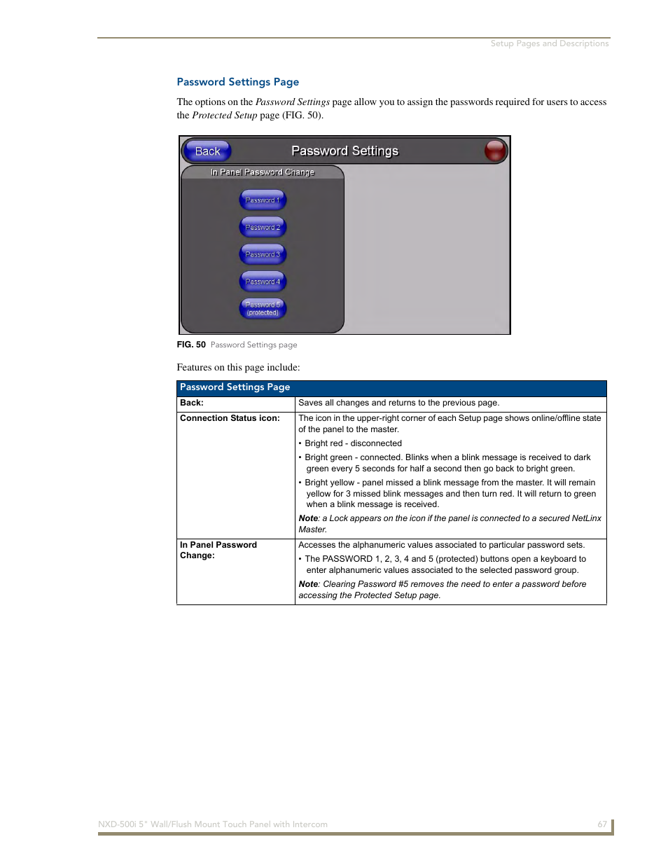 AMX Modero NXD-500i User Manual | Page 73 / 148