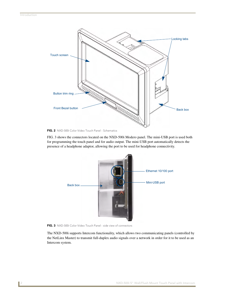 AMX Modero NXD-500i User Manual | Page 8 / 148