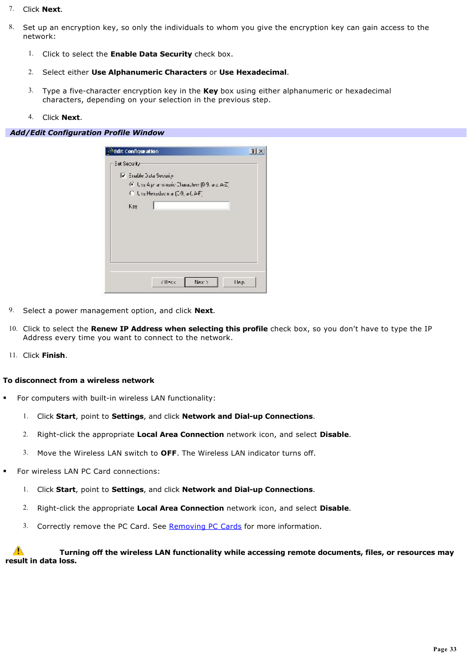 Sony PCG-GRX670K User Manual | Page 33 / 264