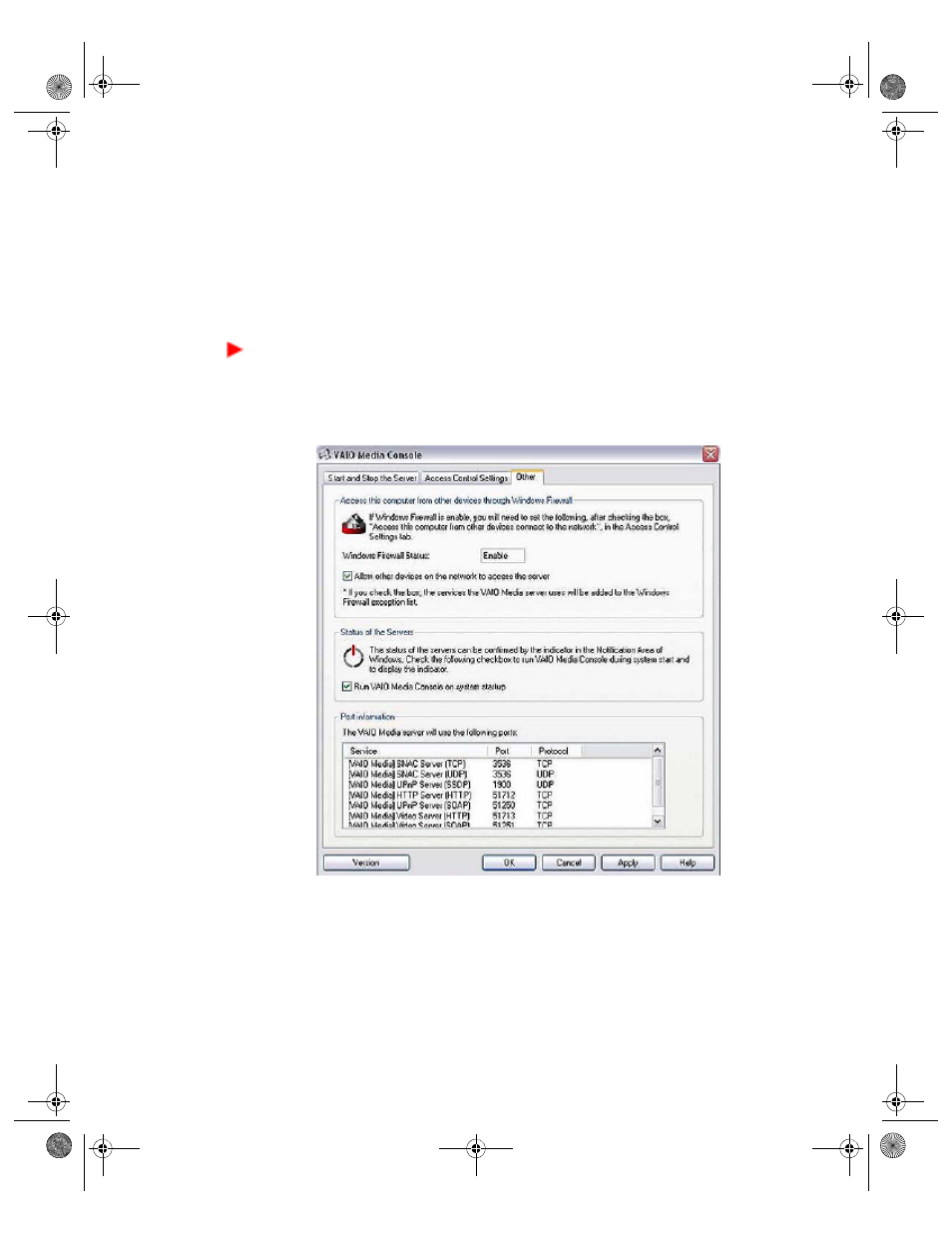 Starting vaio media console | Sony VGX-XL1 User Manual | Page 106 / 175