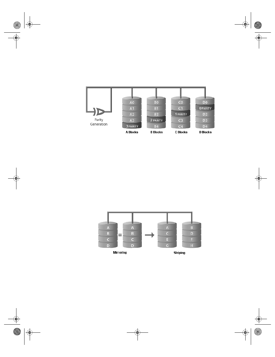 Raid 5 - distributed parity, Raid 10 - striping and mirroring | Sony VGX-XL1 User Manual | Page 136 / 175