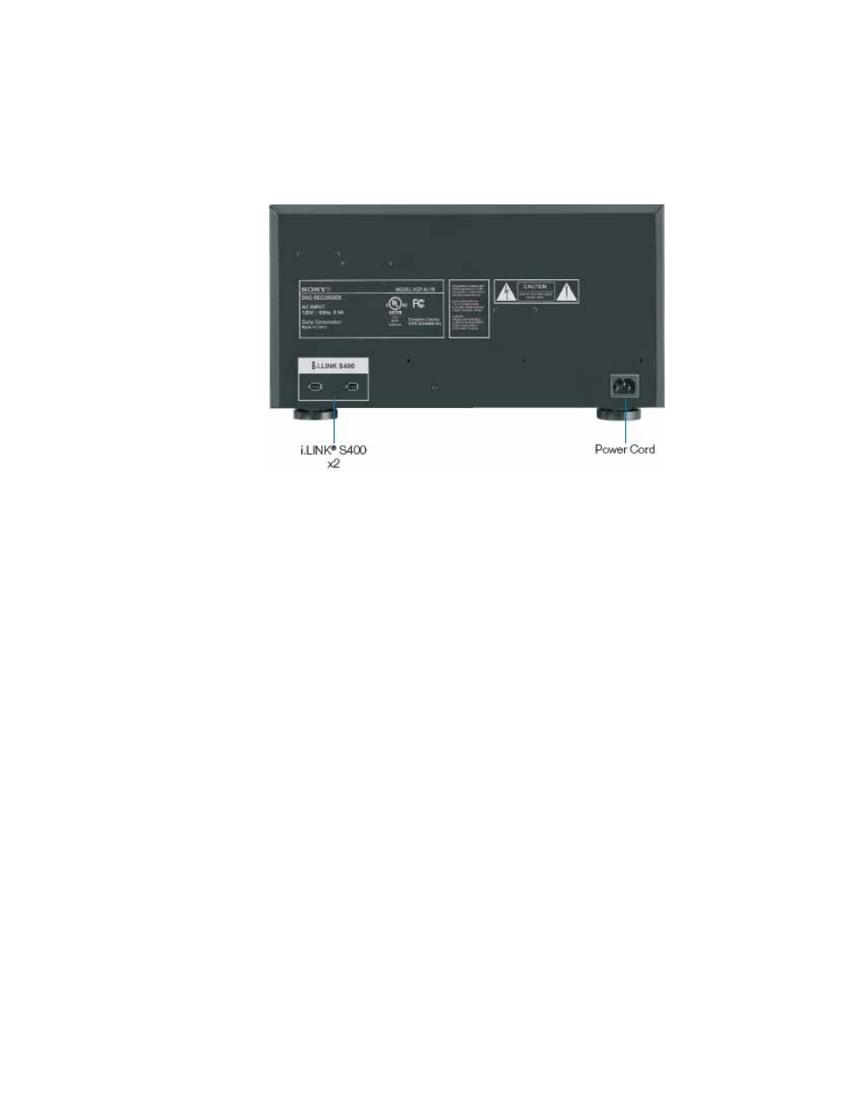 Media changer/recorder back panel | Sony VGX-XL1 User Manual | Page 24 / 175