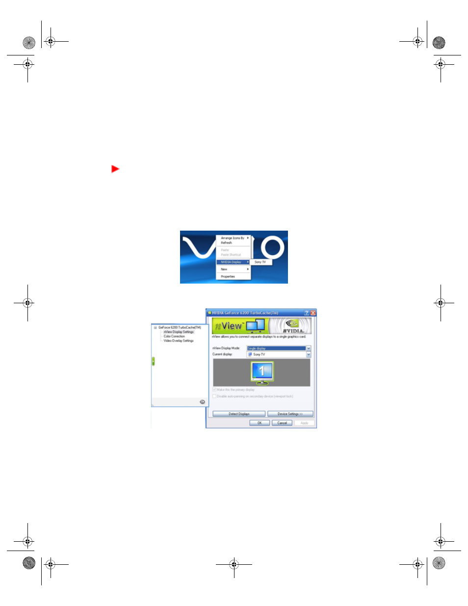 Step 7, Resolution setup, Step 7: resolution setup | Sony VGX-XL1 User Manual | Page 45 / 175