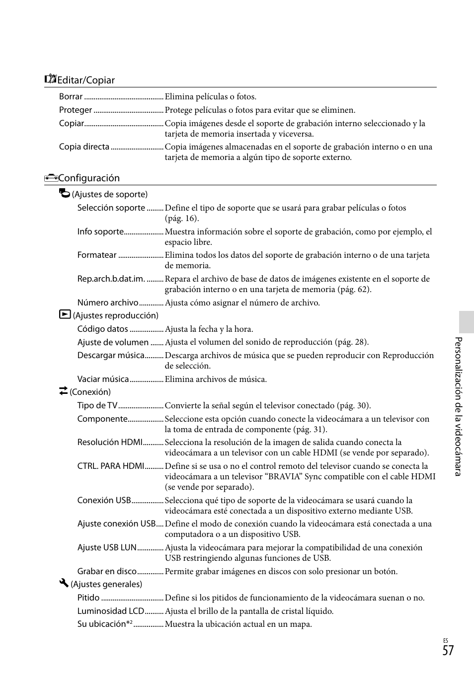 Sony HDR-CX560V User Manual | Page 135 / 155