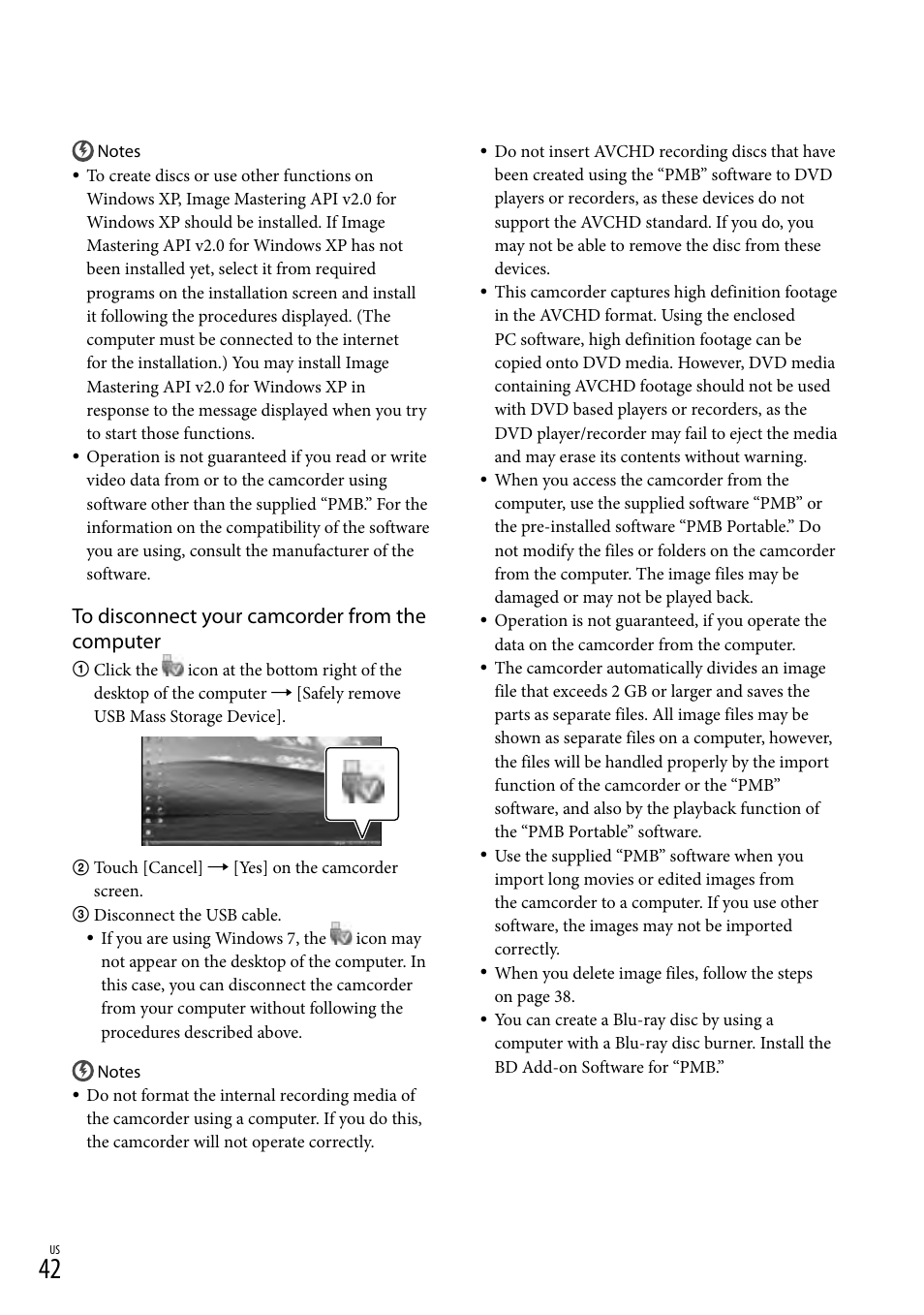 Sony HDR-CX560V User Manual | Page 42 / 155