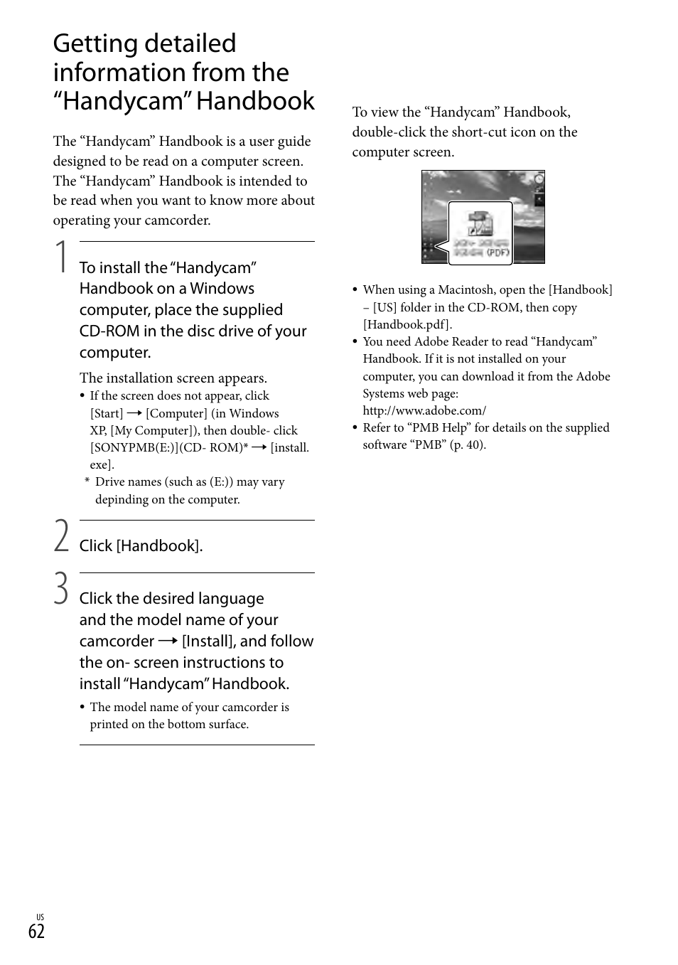 Sony HDR-CX560V User Manual | Page 62 / 155