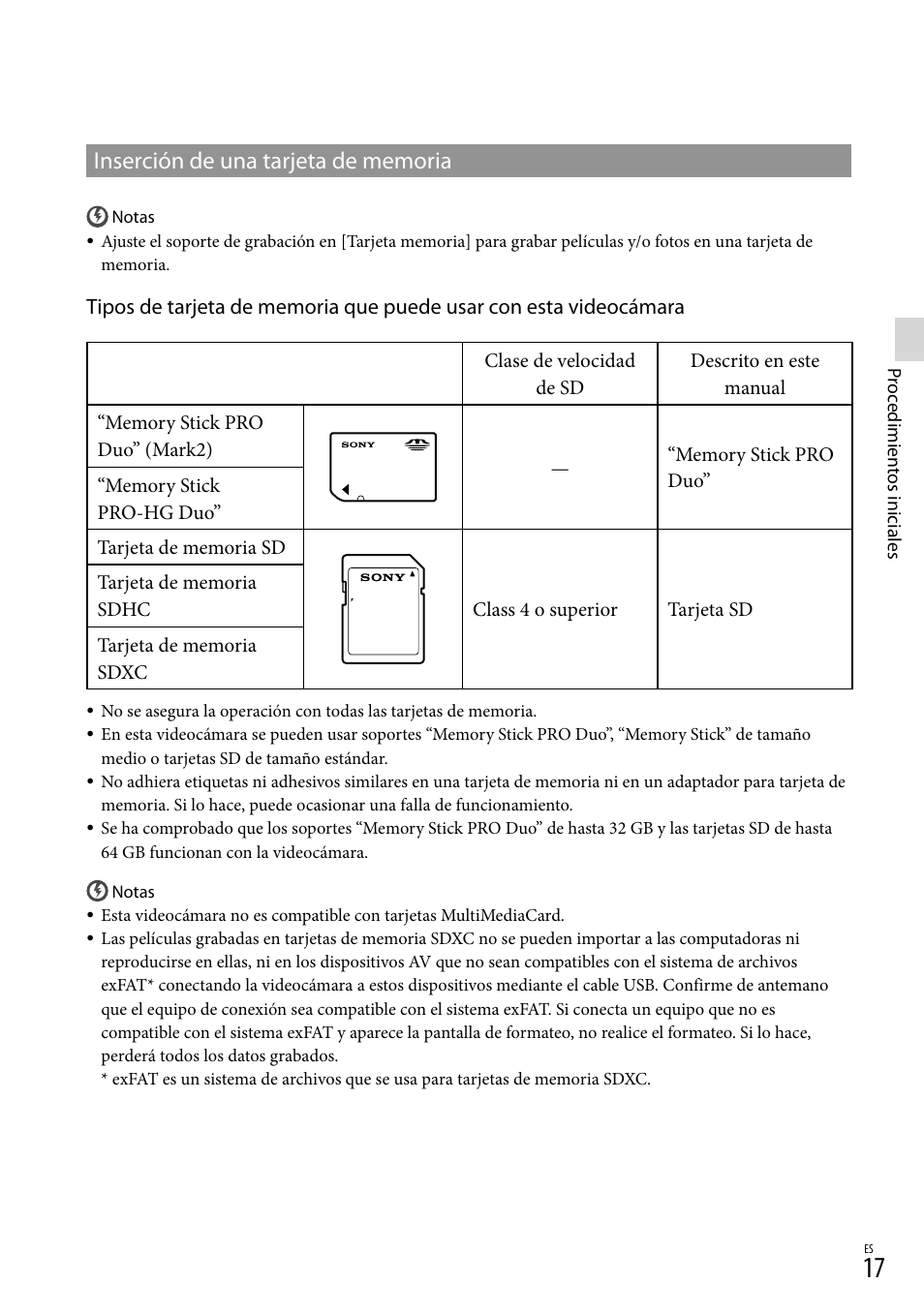 A 17 p | Sony HDR-CX560V User Manual | Page 95 / 155