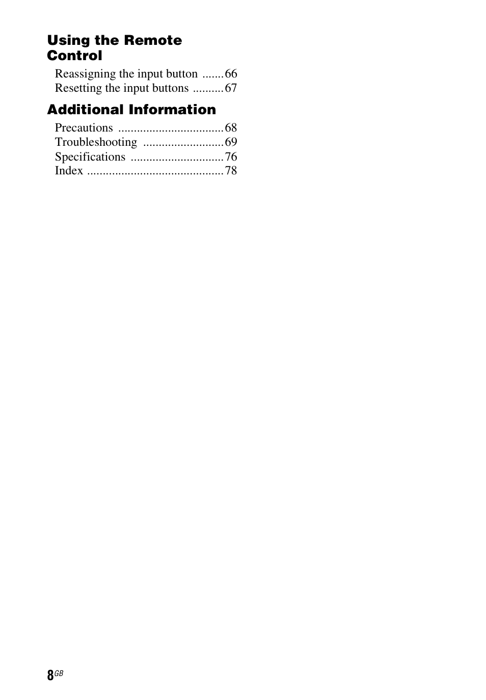 Sony STR-DH540 User Manual | Page 8 / 80