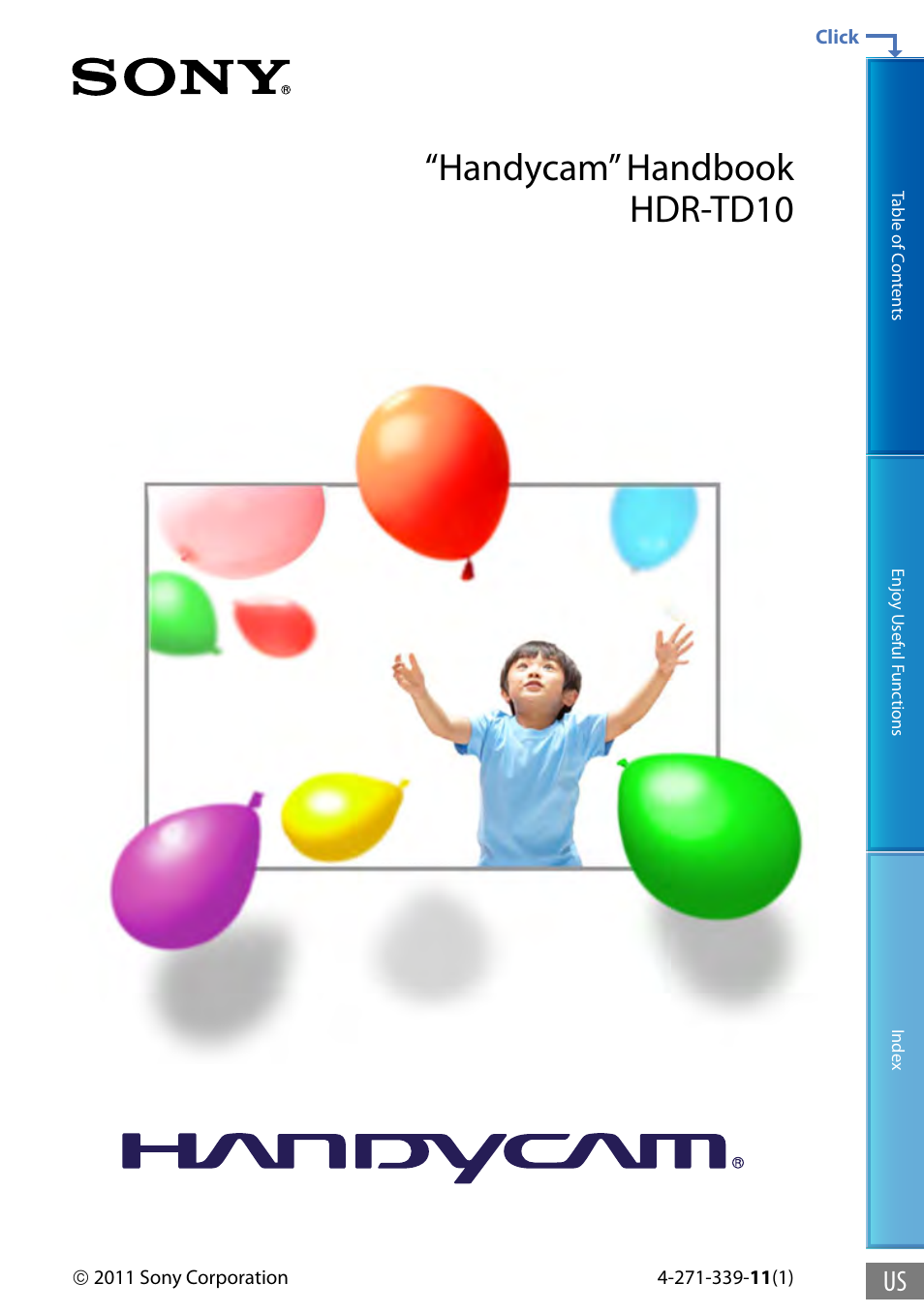 Sony HDR-TD10 User Manual | 119 pages