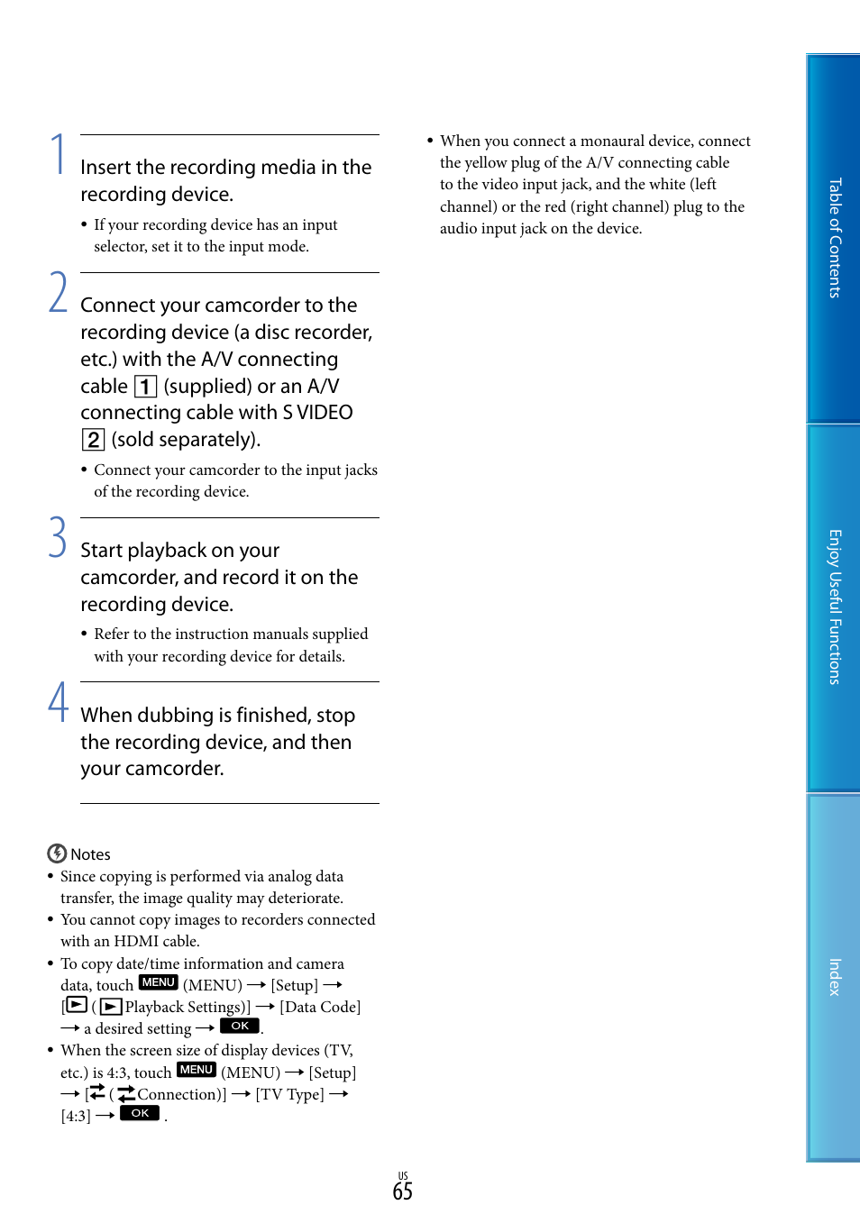 Sony HDR-TD10 User Manual | Page 65 / 119
