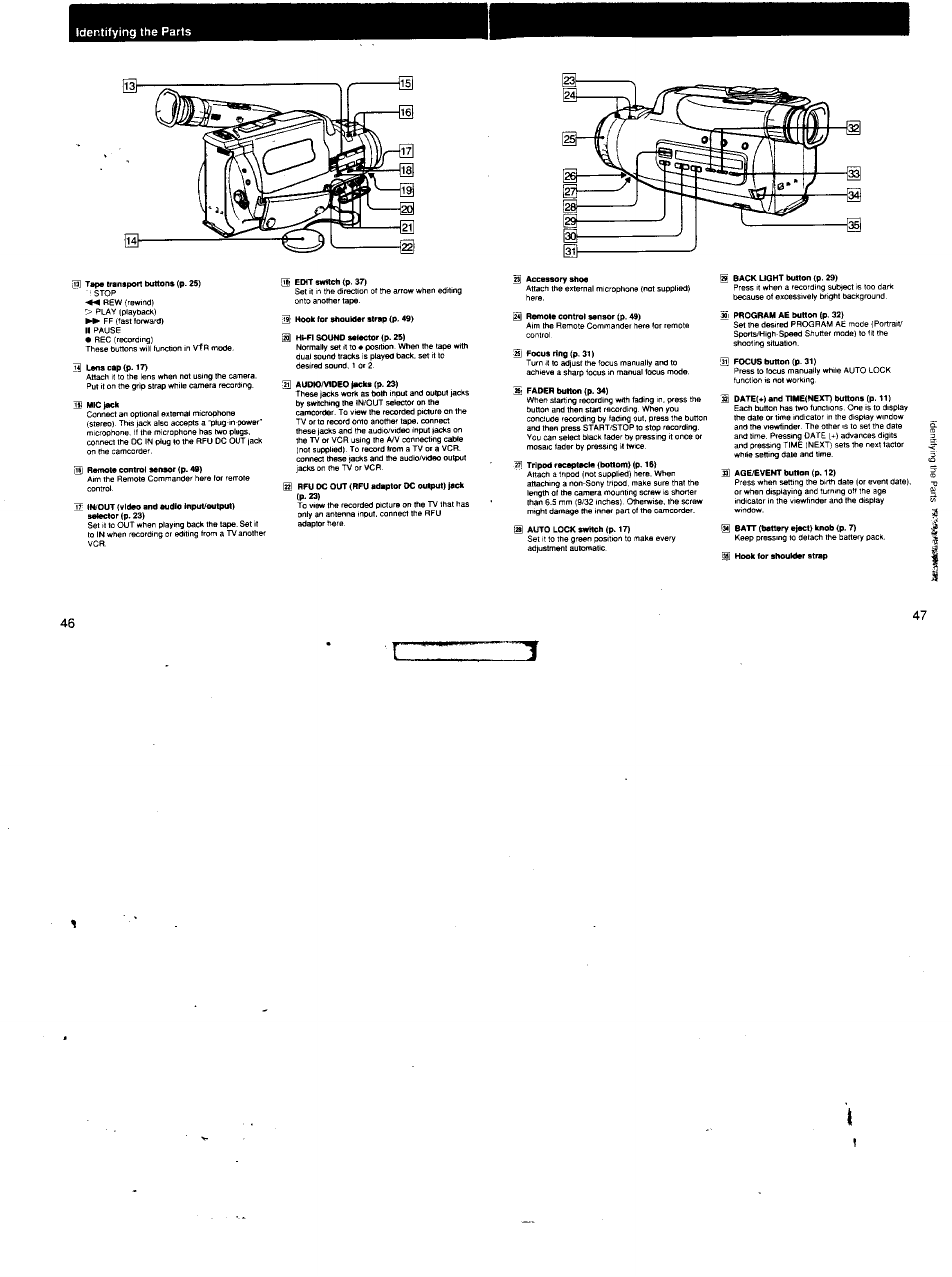 Sony CCD-FX620 User Manual | Page 24 / 28