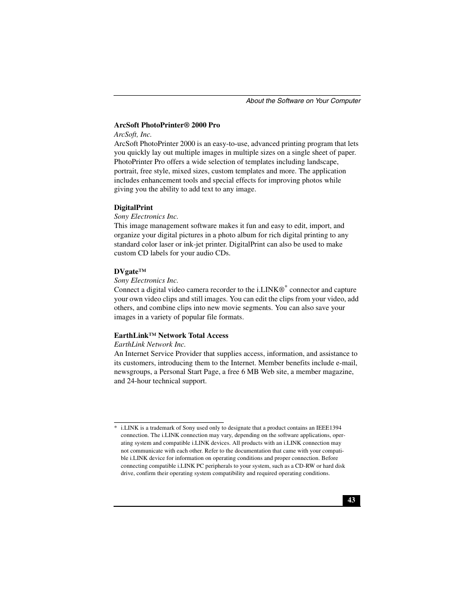 Sony PCG-C1MV User Manual | Page 43 / 84