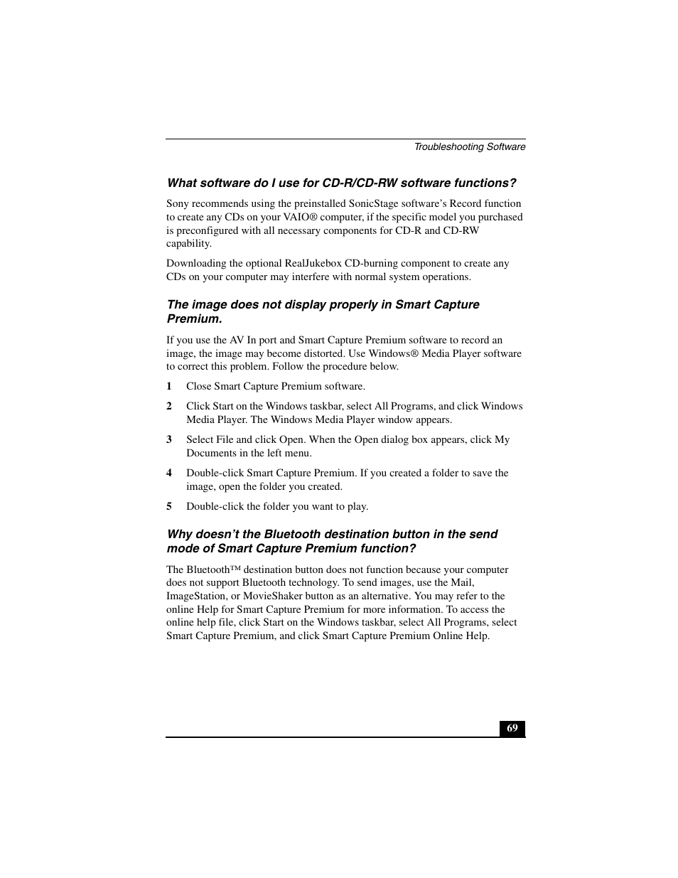 Sony PCG-C1MV User Manual | Page 69 / 84
