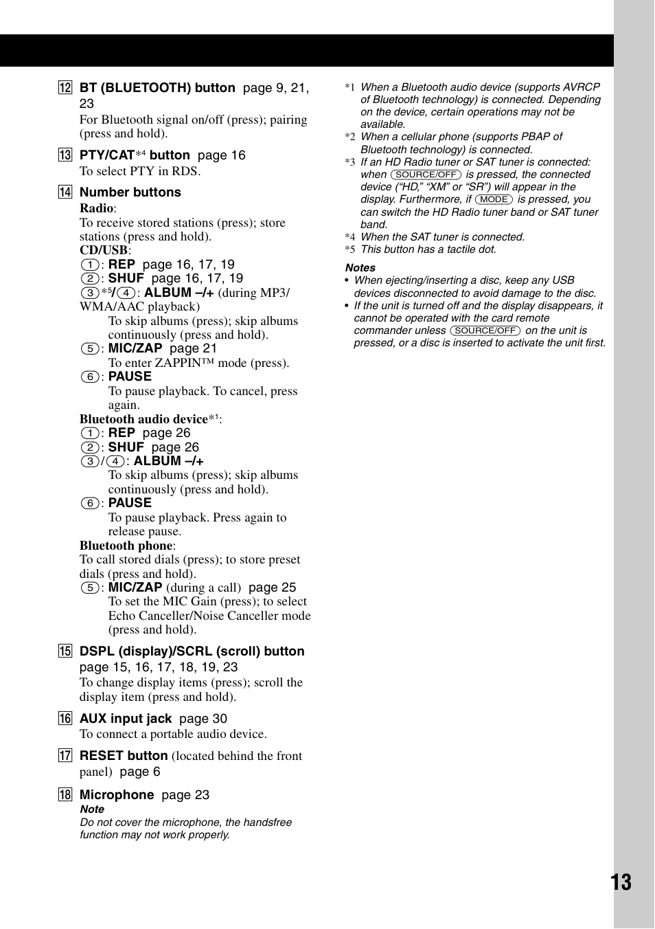 Sony MEX-BT39UW User Manual | Page 13 / 80