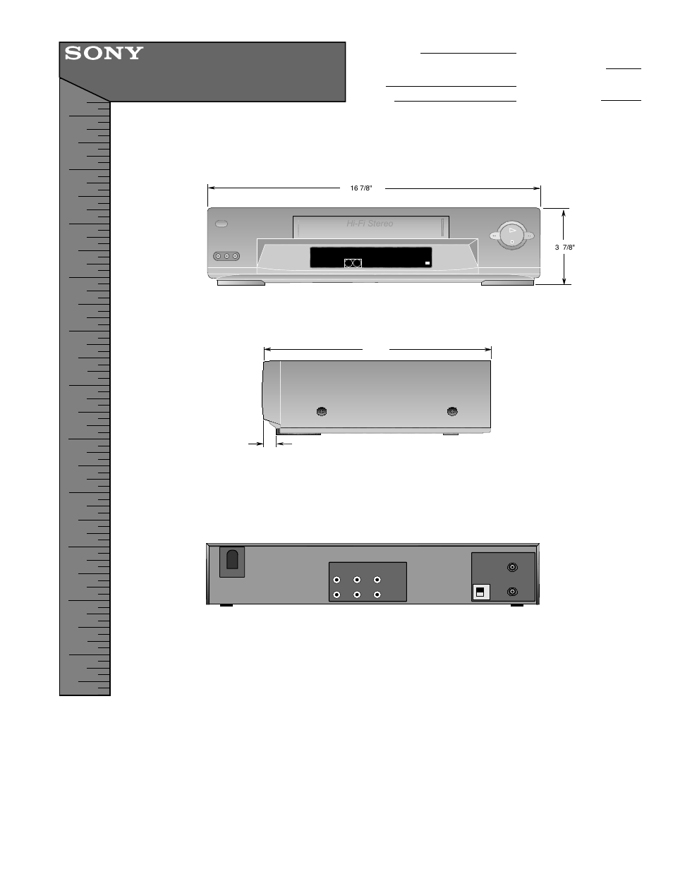 Sony SLV-N81 User Manual | 1 page