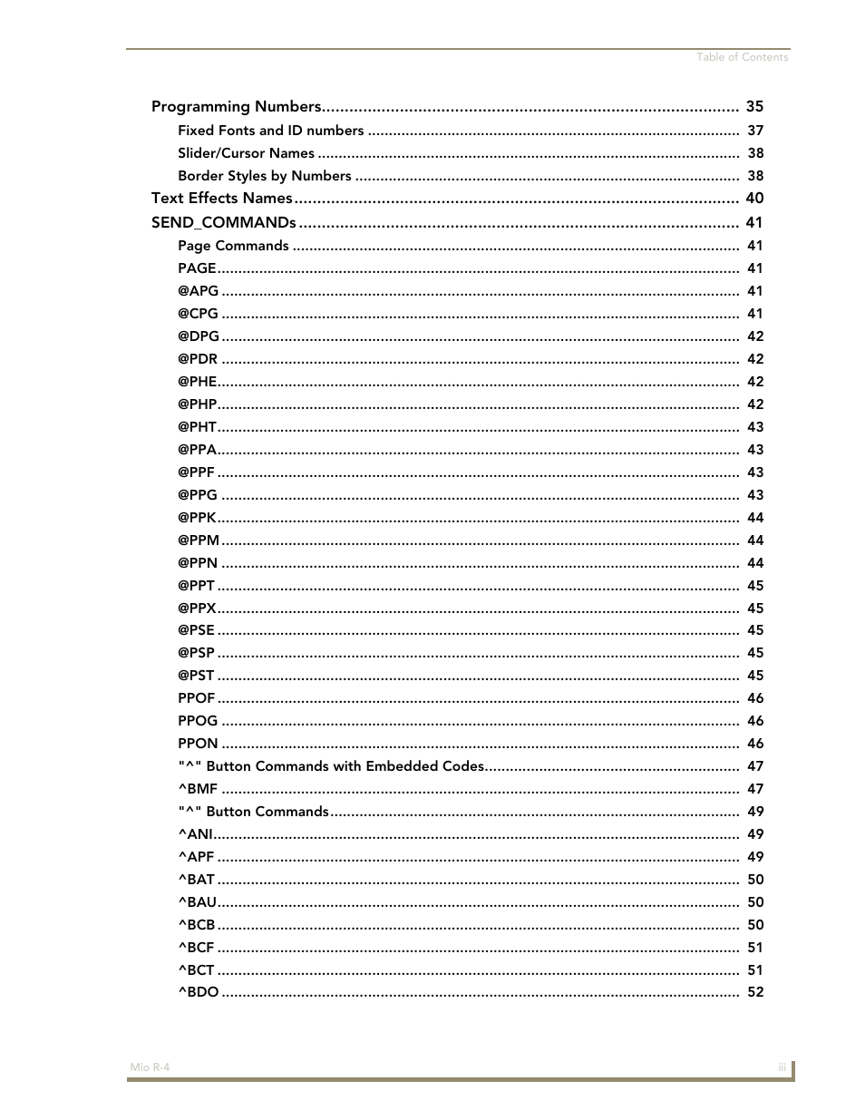 AMX Mio Modero R-4 User Manual | Page 5 / 103