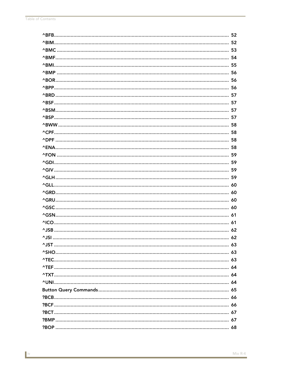 AMX Mio Modero R-4 User Manual | Page 6 / 103