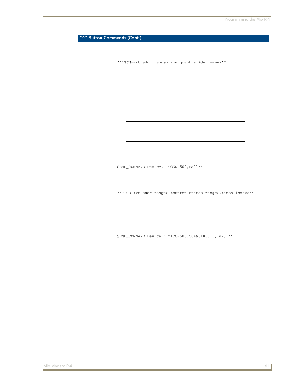 AMX Mio Modero R-4 User Manual | Page 69 / 103