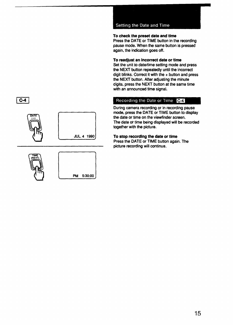 Sony CCD-F33 User Manual | Page 15 / 52