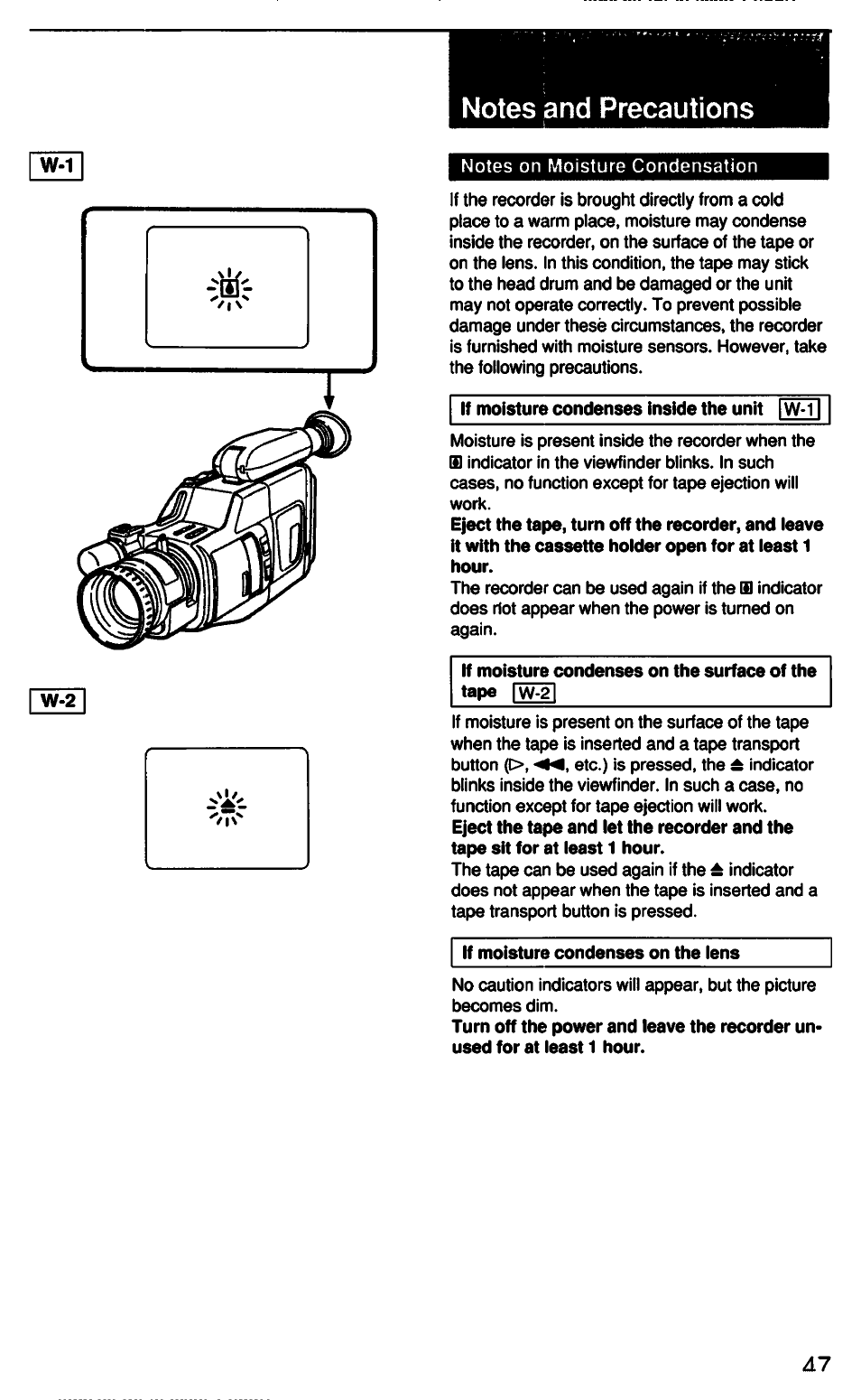 Sony CCD-F33 User Manual | Page 47 / 52