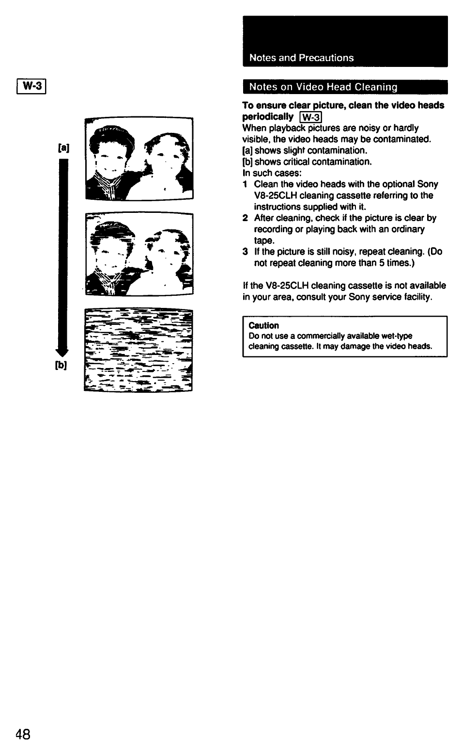 Sony CCD-F33 User Manual | Page 48 / 52