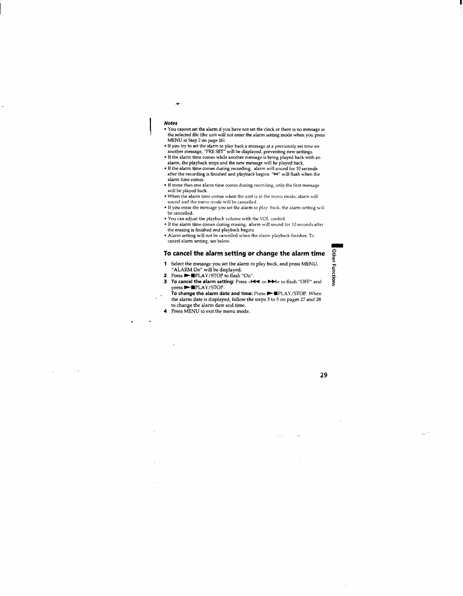 Sony ICD-55 User Manual | Page 29 / 44