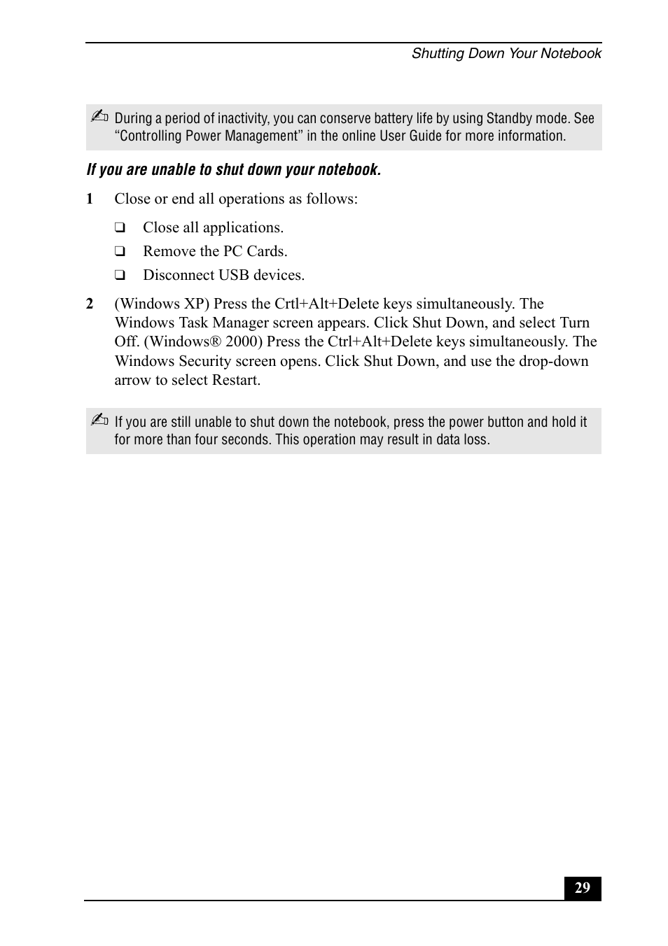 Sony PCG-GRX650 User Manual | Page 29 / 56