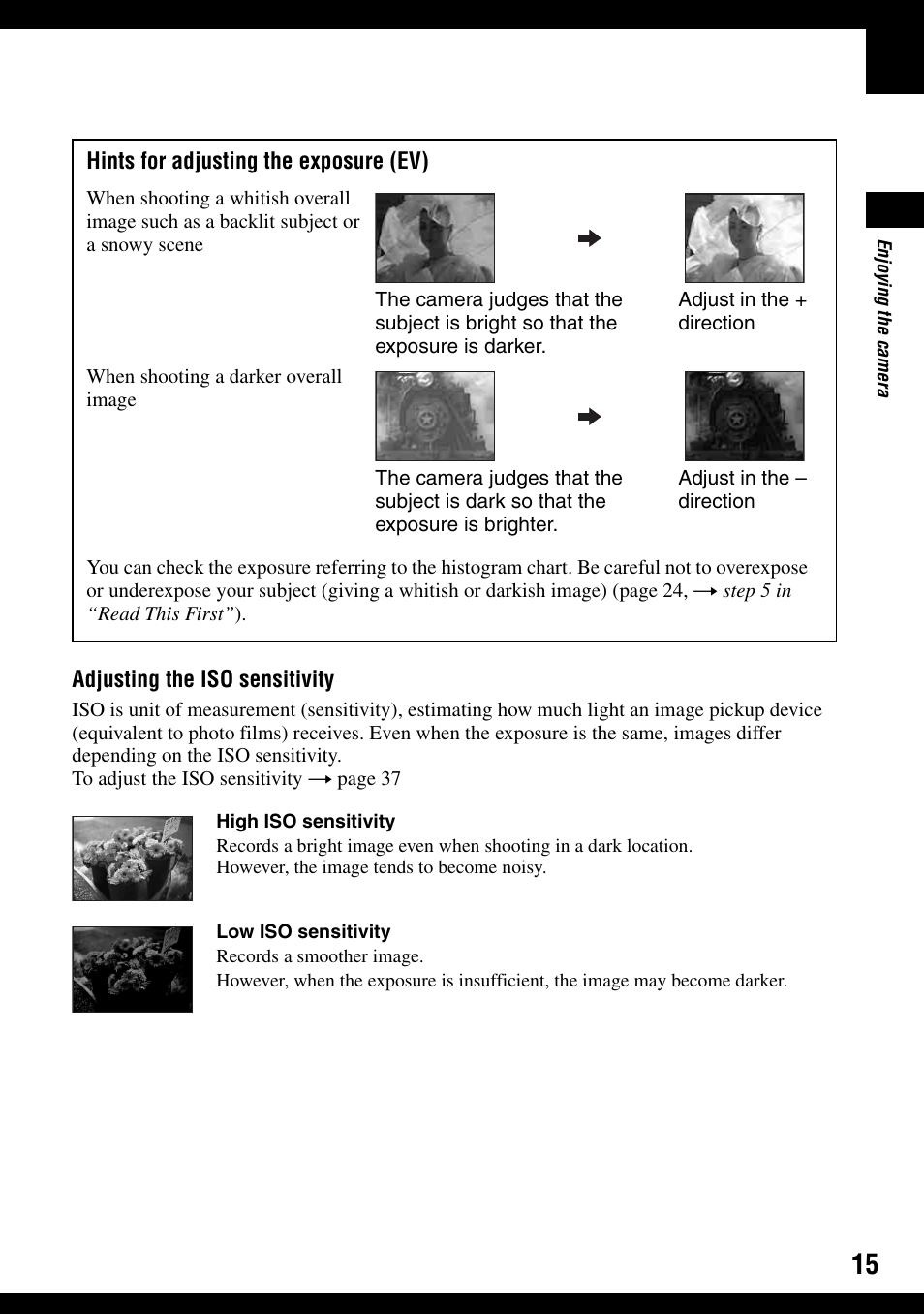 Sony DSC-W100 User Manual | Page 15 / 107